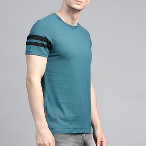 Camiseta Casual de Color Sólido para Hombre, Algodón, Manga Corta, Estilo Urbano, Cómoda, Transpirable, a la Moda, para Verano - Product Image 5