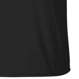 Camiseta negra de manga corta con estampado de letras griegas y escudo, cuello redondo, informal, para mujer, ropa de moda urbana - Product Image 5
