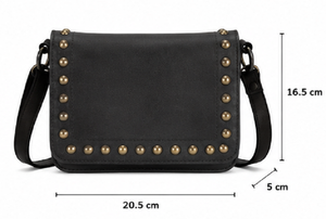 Luxury <b>Studded</b> Leather Crossbody <b>Bag</b> for Women Designer Shoulder Purse Fashion Travel Messenger <b>Bag</b> - Product Image 2