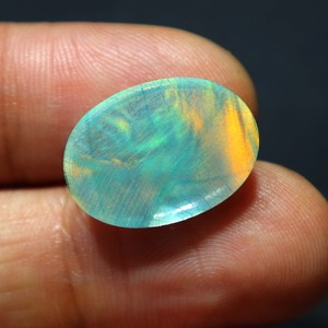 Piedra Preciosa de Ópalo Monarca Doble, Ópalo de Fuego Arcoíris, Joyería de Piedra Hecha a Mano, Piedra de Ópalo Doble Mariposa para Fabricación de Joyas - Product Image 5