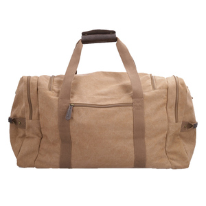 Durable Canvas Duffel <b>Bag</b> Spacious Travel Gym Sports Weekender Overnight Carry <b>Bag</b> with Reinforced Handles and Strong Zipper - Product Image 1