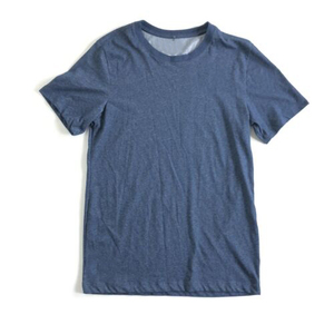 T-shirt basique en coton uni pour homme, été 2024, vente en gros, col rond, jersey uni, séchage rapide, respirant, coupe classique, prix bas - Product Image 2