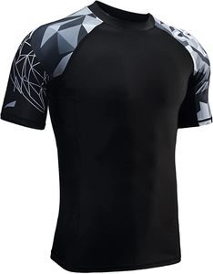 Custom Design Men's Long Sleeve Rashguard BJJ Compression Wear 100% Polyester Premium Quality OEM Service <b>Heat</b>-Transfer Printed - Product Image 1