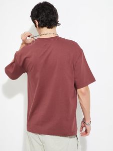 Aesthetic Loose Fit Workout Training Short Sleeve Male Oversized T <b>Shirt</b> <b>Patchwork</b> Design Multi Panel Color Block Mens - Product Image 1