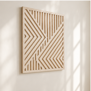 Handcrafted Geometric Modern Wood Eco-friendly Quilt <b>Wall</b> Art Textured Mosaic Sign <b>Large</b> Living Room <b>Decor</b> <b>Wall</b> Hanging Sale - Product Image 1