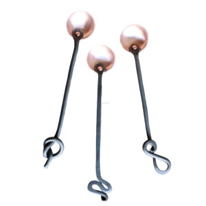 Rusty Hand forged Long Handle Tea <b>Coffee</b> <b>spoons</b> in Different Handle Design - Product Image 1