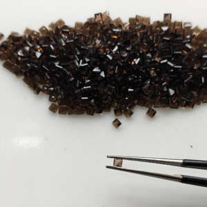 ควอตซ์สโมคกี้ธรรมชาติ 2.25 มม. ทรงสี่เหลี่ยมเจียระไนแบบสเต็ปคัท คุณภาพดีที่สุด พลอยเม็ดเดี่ยวสำหรับทำเครื่องประดับและสร้อยคอ - Product Image 1