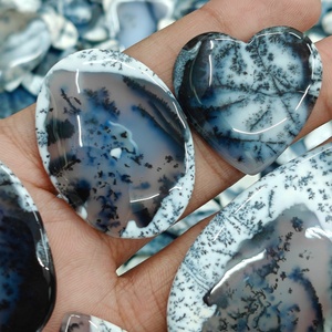 Lot de cabochons d'opale dendritique naturelle, vente en gros de pierres précieuses d'opale pour la création de bijoux - Product Image 4