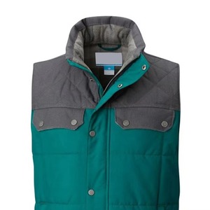Wholesale Fashion Heated Puffer Sleeveless Winter Vest Jacket for Men Cotton Filled Waistcoat Style With Solid Pattern Logo - Product Image 4