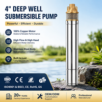 Pompe submersible pour puits profond en acier inoxydable SN 1.5HP, pompe à eau pour puits, pompe pour levage d'eau de puits, irrigation agricole