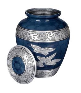 Premium Quality With Texture Aluminum <b>Urns</b> <b>for</b> <b>Human</b> <b>Ashes</b> Adult Male & Female <b>for</b> Funeral Keepsake <b>Urns</b> at Wholesale Price 2025 - Product Image 4
