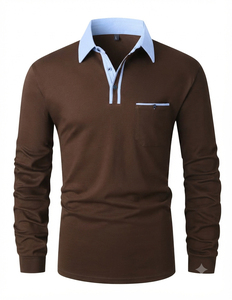 Camisa Personalizada para Hombre, 100% Algodón Tejido, Sólida, Transpirable, 220g, con Logotipo Frontal, Bolsillo, Manga Corta, Talla Grande, Estilo Ejecutivo Casual Elegante - Product Image 4