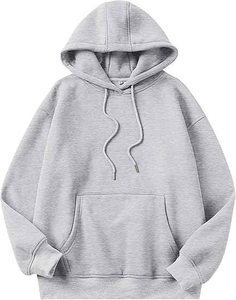 Sudaderas Casuales para Hombre |   Forro Polar Ligero con Frente Sólido |   Ropa Urbana de Diseño Moderno |   Corte Regular, Uso Cómodo - Product Image 4