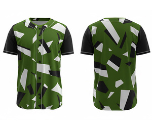 Custom Printed Sublimation <b>Baseball</b> Shirt Wholesale Jersey with Custom Logo & Numbers | Breathable Polyester Base - Product Image 1