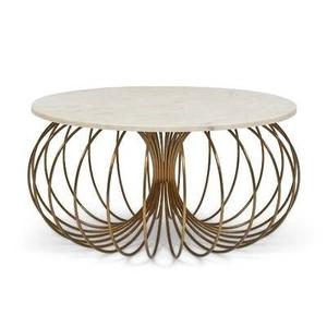 Silver metal legs style living room furniture round modern Decorative Home Decor Modern Metal Side <b>Table</b> - Product Image 1