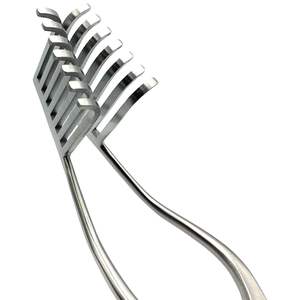 Retractor Cerebelar Miskimon 7x7 con Puntas Afiladas y Brazos Angulados de 22 cm de Longitud, Retractor Neuroquirúrgico para Cirugía Cerebral de Acero Inoxidable - Product Image 3