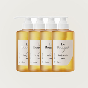 ครีมอาบน้ำหอม กลิ่น Months and Days Perfume Care Body Wash Le Bouquet ขนาด 500 มล. แพ็ค 4 ชิ้น ครีมอาบน้ำคุณภาพสูง - Product Image 1