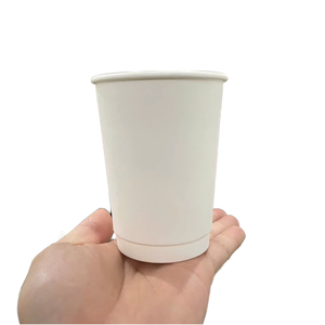 Gobelets en papier à double paroi isolés de qualité supérieure pour les cafés à emporter, boissons chaudes, écologiques, jetables - Product Image 3