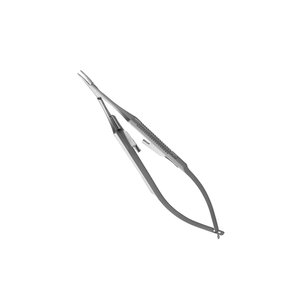 Porte-aiguille Castroviejo micro-courbé lisse 14 cm, instrument chirurgical dentaire en acier inoxydable, kit d'outils de suture de précision - Product Image 3