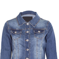 Veste en jean courte pour femme personnalisée, automne-hiver, haute qualité, 100% coton, streetwear décontracté, vêtement d'extérieur réversible, imperméable