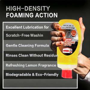 Getsun Kit Shampoo per Autolavaggio Schiuma Neve Alta Concentrazione Fragranza Limone <span class=keywords><strong>Protezione</strong></span> UV Sapone Detergente Auto - Product Image 5