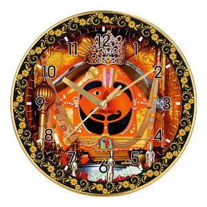 Horloge murale Bouddha design tendance, thème méditation, produit promotionnel pour le bureau avec impression pour la Saint-Valentin et le Nouvel An - Product Image 4