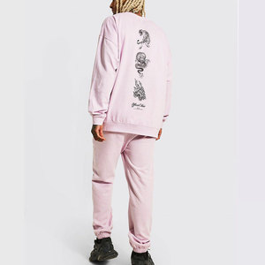 Nuovo Articolo: Tuta da Jogging Personalizzata con Logo Stampato per Uomo, Prezzo all'Ingrosso, <span class=keywords><strong>Set</strong></span> Tuta Sportiva Stacked Passion Street Wear - Product Image 4