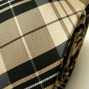 Corbata Clásica a Cuadros para Hombre, 100% Poliéster, Uso Diario, Accesorio Formal - Product Image 6
