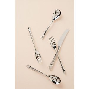 Modern Elegant Silverware <b>Set</b> 18/10 Stainless Steel Cutlery Eco-Friendly Tableware Metal Spoon Fork <b>Set</b> <b>for</b> Wedding Home Party - Product Image 2