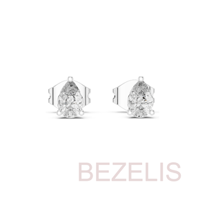 Pendientes de Diamantes Cultivados en Laboratorio HPHT, Corte Pera, Oro Amarillo, Joyería Clásica para Mujer, para Cumpleaños y Fiestas - Product Image 2