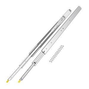 Guide per cassetti a estrazione totale, 1 paio, capacità di carico 500 libbre, con blocco, gamma 18-60 pollici per varie misure - Product Image 5