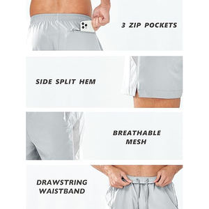 Extended Size Range Fitness <b>Shorts</b> Men Gym Workout Quick Dry <b>Lightweight</b> Breathable Stretch - Product Image 5