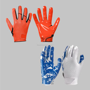 ถุงมือฟุตบอลแพนเทอร์อเมริกันแบบกำหนดเองน้ำหนักเบาระบายอากาศได้ดีหนังกันน้ำกันรังสียูวีสำหรับเล่นกีฬายิมลำลอง - Product Image 1
