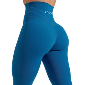 Leggings pour femmes de qualité supérieure en spandex uni, imprimés par transfert thermique, extensibles dans quatre sens, respirants, à bas prix, très vendus - Product Image 1