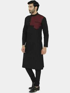 Qualité Supérieure Nouvelle Collection 2026 Shalwar Kameez Homme en Coton Style Pakistanais Réversible Toutes Saisons Mariage Décontracté Personnalisé - Product Image 3