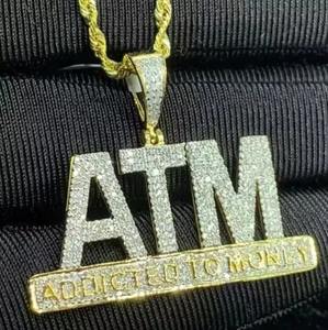 Juego de 4 Colgantes Personalizables con Letras, Chapados en Plata 925, con Moissanita Auténtica, Joyería Fina de Plata Esterlina con Diamante Principal - Product Image 4