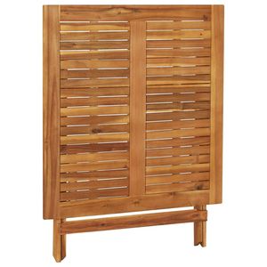 Tavolo da giardino pieghevole in legno massello di Acacia 35.4 tavoli da esterno "x 35.4" x 29.5" - Product Image 4