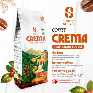Mezcla de Granos de Café Espresso de Caffeína Media Premium de Fábrica Directa, 70% Robusta, 30% Arábica, para Máquina de Espresso, Venta al por Mayor a Granel - Product Image 2