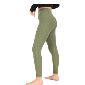 Leggings de Yoga de Cintura Alta para Mujer, al por Mayor, con Estampado Personalizado, sin Costuras, para Gimnasio, Deporte, Running y Yoga - Product Image 4