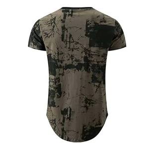 Camiseta de Hombre con Logotipo Frontal, Manga Corta, Cuello Redondo, Transpirable, Corte Regular, Informal, Tejida, Sublimada - Product Image 4