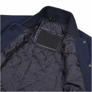New <b>Thin</b> Letterman Varsity <b>Jacket</b> Front Logo High Quality <b>Men's</b> Formal Eco-Friendly Breathable Hooded Stand Slim OEM Service - Product Image 3