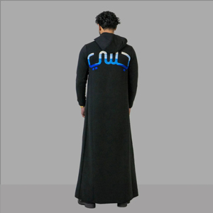 Traditional Emirati Luxe <b>Thobe</b> – Long Sleeve <b>Men</b>’s Kandura with Matching Tassel Option - Product Image 2