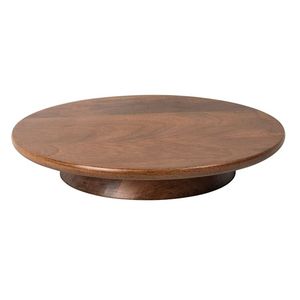 short height Round Wood <b>Cake</b> <b>Stand</b> Circle Pedestal Dessert Display for Wedding Birthday Party Table - Product Image 1