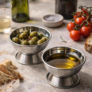 Tazón metálico de grado alimenticio, tazón para servir en bodas, tazón metálico para banquetes, tazón para comidas elegantes, tazón metálico para aperitivos, tazón para servir, utensilios de cocina - Product Image 6