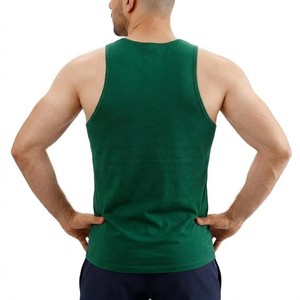 <b>Mens</b> Classic Gym Tank Top Sleeveless Solid Color Fitness <b>Vest</b> Breathable <b>Training</b> Singlet Stretch Athletic Wear Custom OEM - Product Image 6