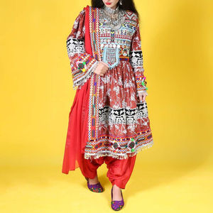 Robe longue en dentelle afghane Banjara, style tribal ethnique vintage traditionnel, de haute qualité, décontractée, au design unique et élégant - Product Image 5