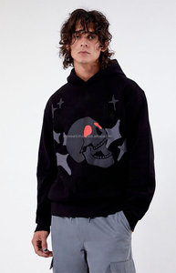 Sweat-shirts à impression puff 450 g/m² pour hommes, de haute qualité, personnalisés, streetwear, impression lourde, sweat-shirt surdimensionné, pull épais - Product Image 5