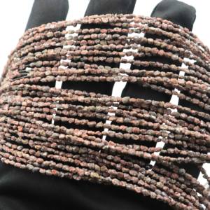 ลูกปัดเพชรแชมเปญธรรมชาติแบบไม่เจียระไน ขนาด 2-4 มม. รับรองโดย CMA สร้อยคอแบบดิบหลากสีสำหรับทำเครื่องประดับ ราชสถาน - Product Image 5