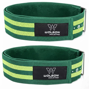 Bande de résistance réglable Wolson Industry pour exercices de fitness et entraînement de force, en nylon, pour un flux sanguin amélioré - Product Image 1