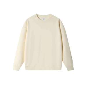 Customized logo 100% Cotton Blank Sweatershirt Solid Color Streetwear Unisex Crewneck <b>Sweatshirts</b> Heavyweight <b>Plain</b> <b>Sweatshirts</b> - Product Image 3